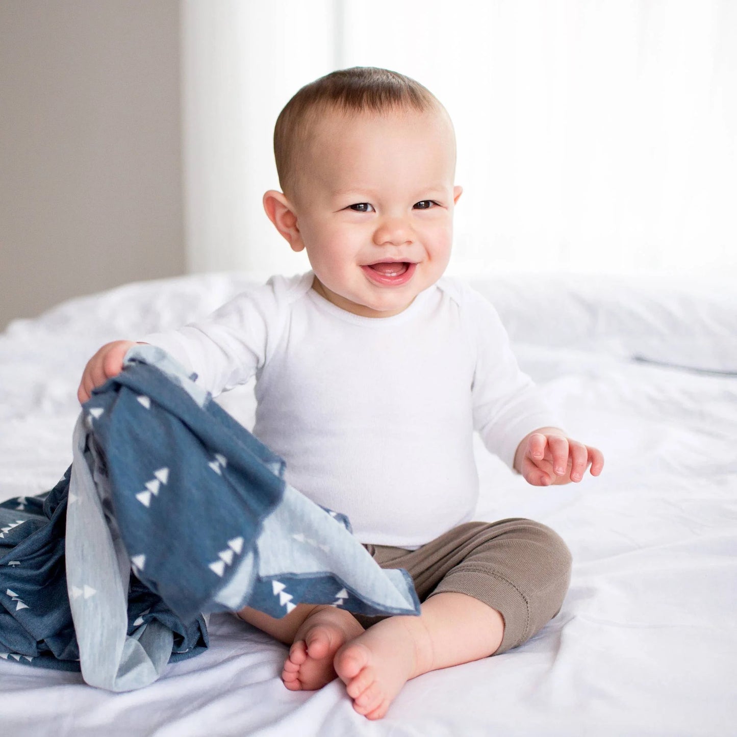 Copper Pearl | Knit Swaddle Blanket North